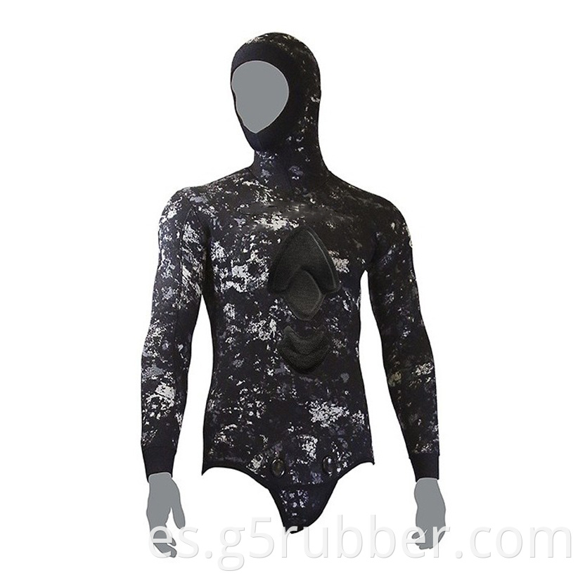 7mm Spearfishing Wetsuits 2 Pieces Hunting Fishing